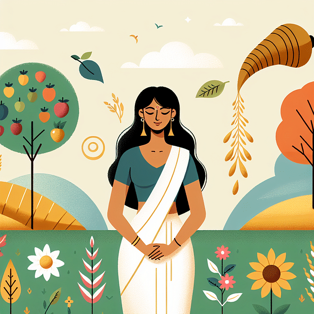 a person surrounded by an aura of abundance