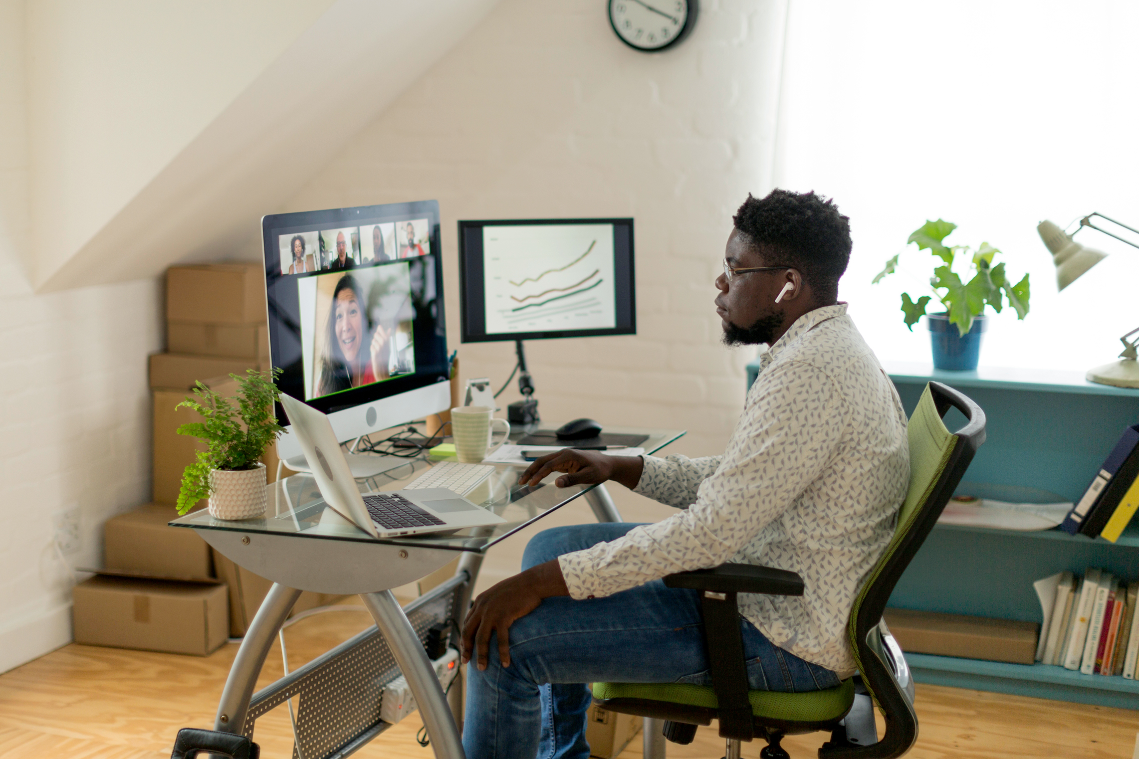 real estate agent at work