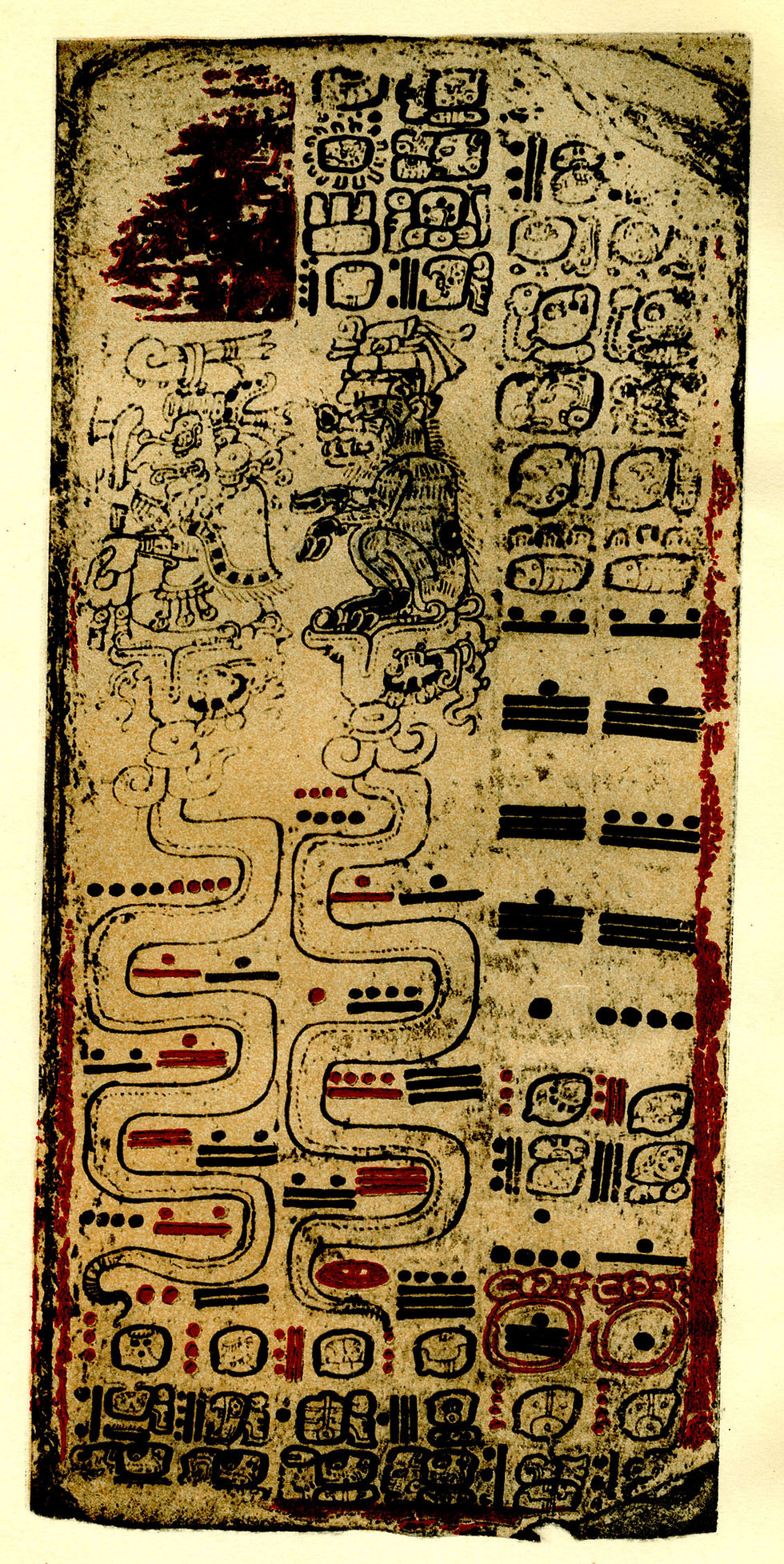 Mayan number 13 symbol