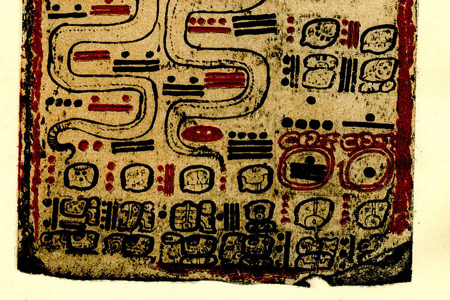 Mayan number 13 symbol