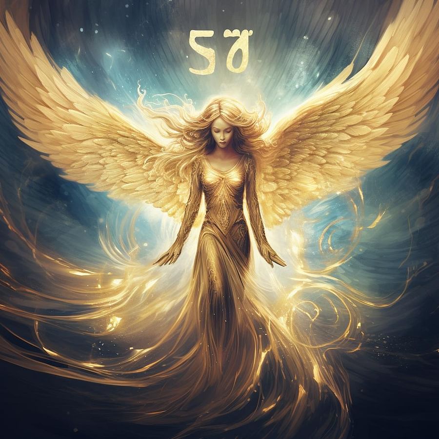 Illustrative representation of angel number 25 and its associated spiritual energy