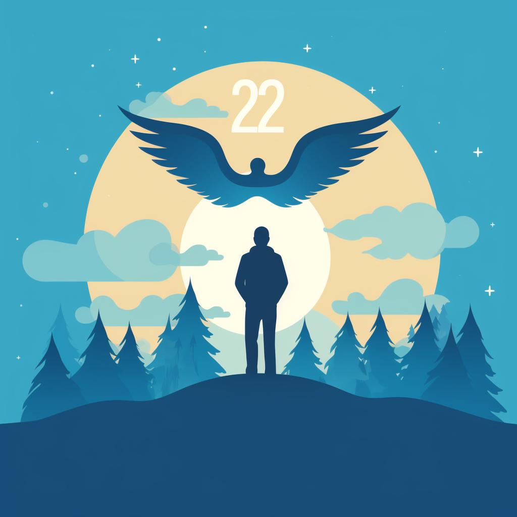 Person making positive changes in their life, inspired by the angel number 222