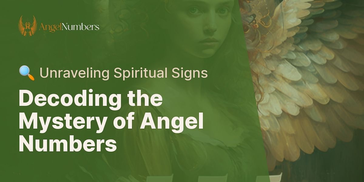 What does it mean when you keep seeing different angel numbers in a